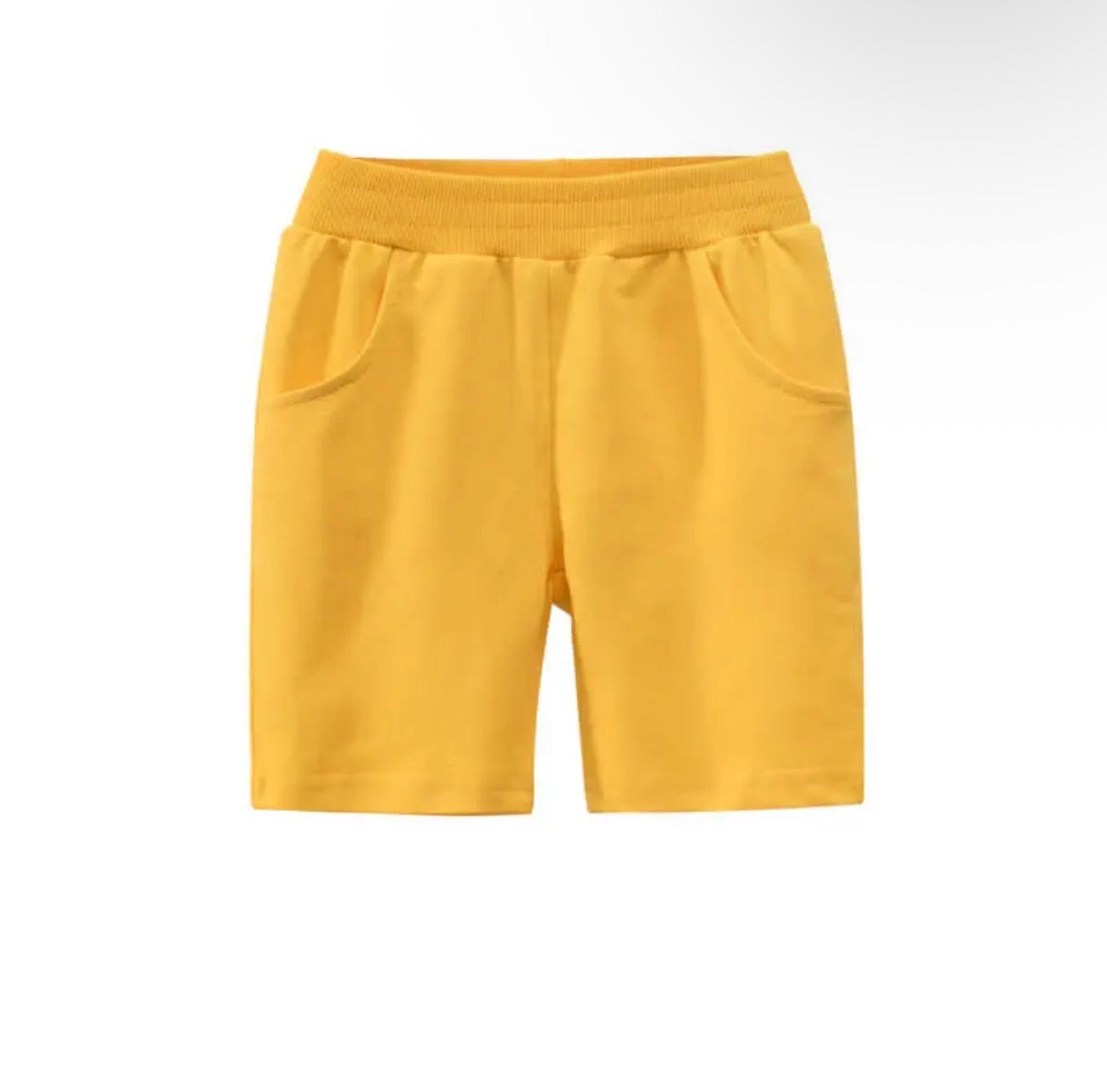 Kids Unisex Solid Color Shorts with Pockets | Navy, Yellow , gray ,Blue & Red