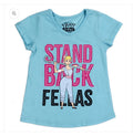 Toy Story Girls Blue Graphic T-Shirt | Stand Back Feels Cute Kids Top