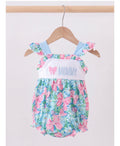 Baby Girl Floral Dress with “I Love Mommy” | MBS Kids USA