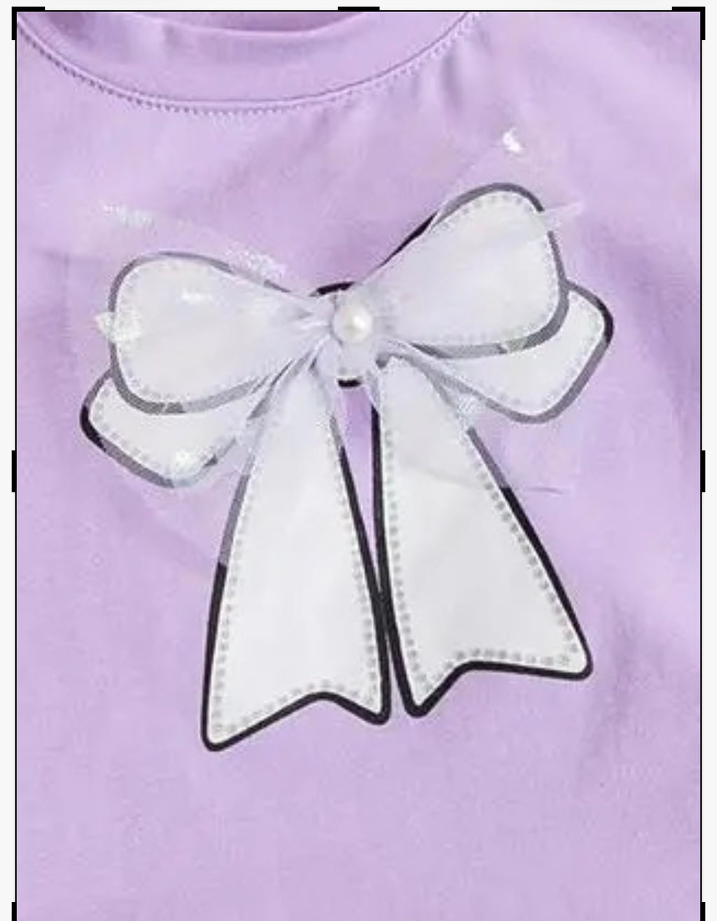 Kids’ Bow T-Shirt & Elastic Waist Leggings Set (No Zipper) | MBS Kids USA