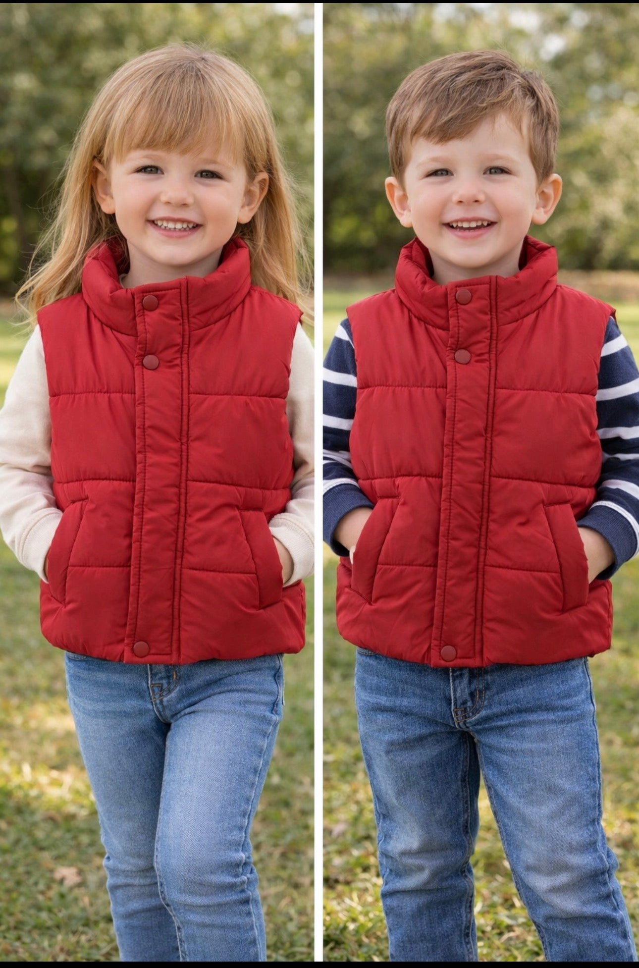 Kids’ Unisex Puffer Vest | MBS Kids USA