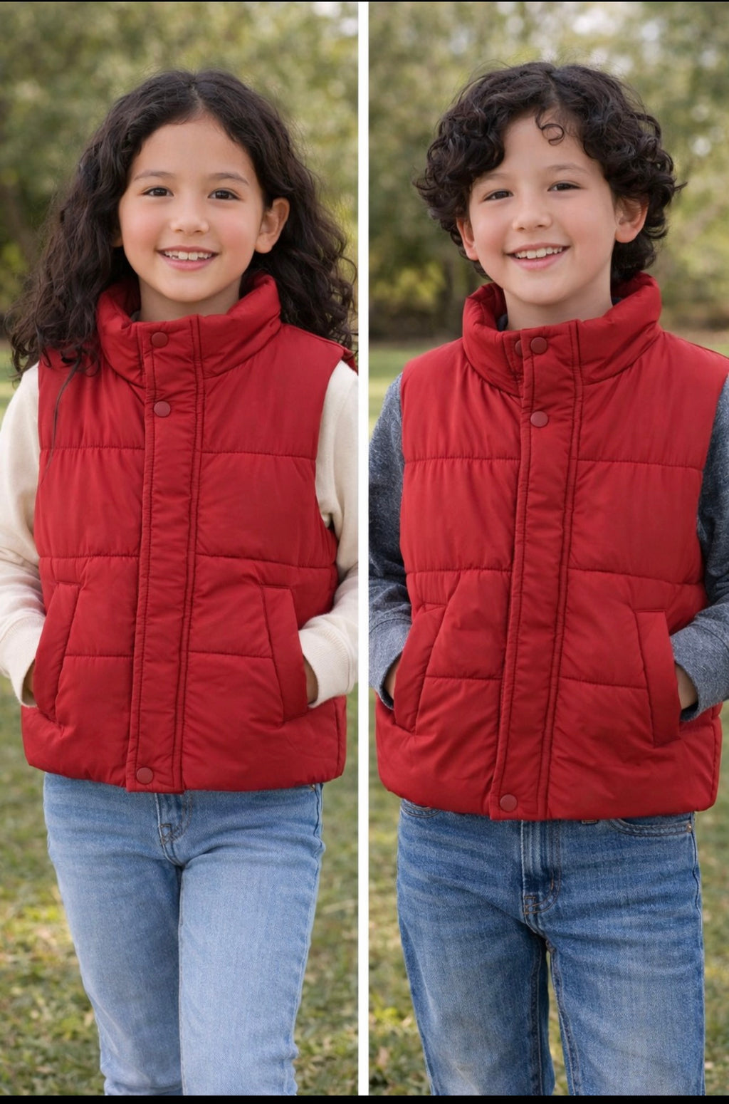 Kids’ Unisex Puffer Vest | MBS Kids USA