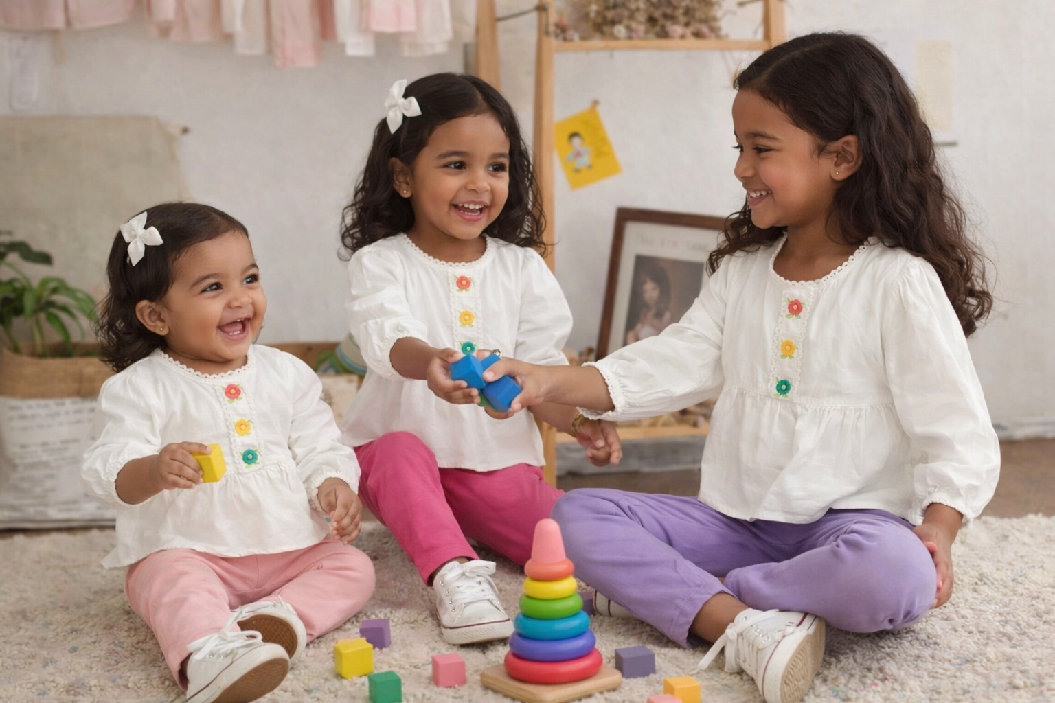 Girls Button Top & Legging Set | MBS Kids USA