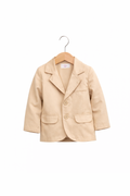 Classic Beige Blazer for Boys | Toddler Formal Jacket