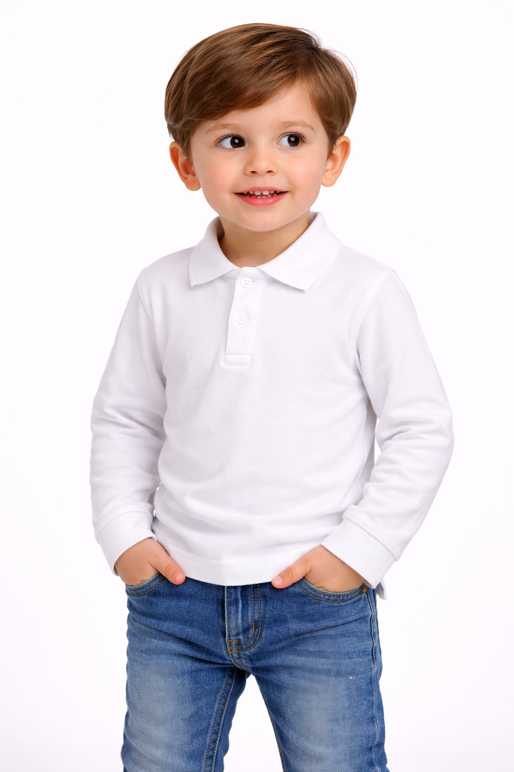Classic White Polo Shirt